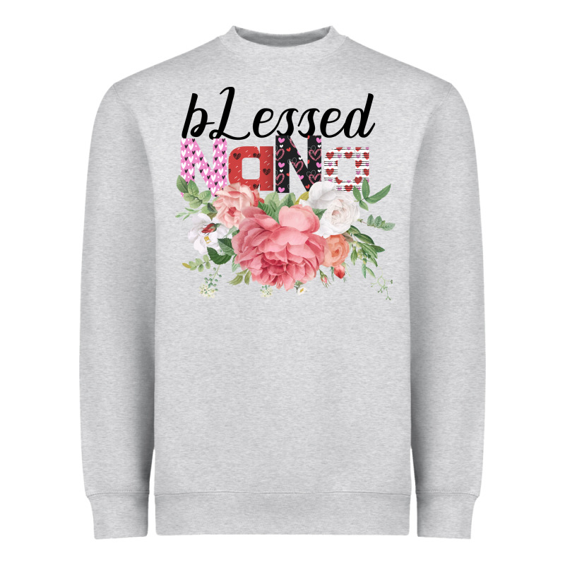 Blessed Nana Gifts For Nana Or Grandma Heavyweight Sweatshirt by Bettercallsaul | Teevron