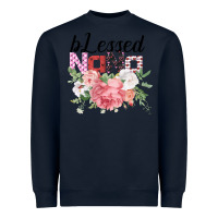 Navy Blessed Nana Gifts for Nana or Grandma Heavyweight Sweatshirt - Bettercallsaul