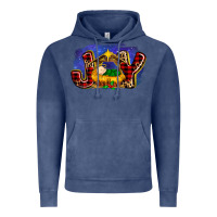 Vintage Denim baby jesus joy Vintage Hoodie - MaliasSmallBusiness