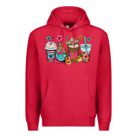 Cardinal mexico fiesta coffee cups Premium Hoodie - OliviaCreatesArt