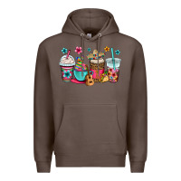 Coffee mexico fiesta coffee cups Premium Hoodie - OliviaCreatesArt