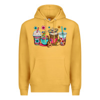 Mustard mexico fiesta coffee cups Premium Hoodie - OliviaCreatesArt