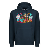 Navy mexico fiesta coffee cups Premium Hoodie - OliviaCreatesArt