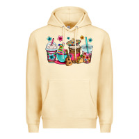 Pina Colada mexico fiesta coffee cups Premium Hoodie - OliviaCreatesArt