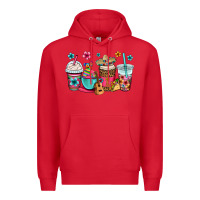 Red mexico fiesta coffee cups Premium Hoodie - OliviaCreatesArt