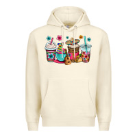 Sandshell mexico fiesta coffee cups Premium Hoodie - OliviaCreatesArt