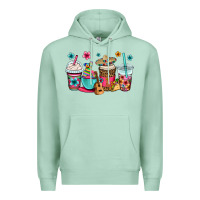 Seafoam mexico fiesta coffee cups Premium Hoodie - OliviaCreatesArt