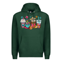 Sports Green mexico fiesta coffee cups Premium Hoodie - OliviaCreatesArt