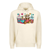 Tofu mexico fiesta coffee cups Premium Hoodie - OliviaCreatesArt