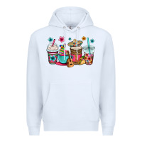 White mexico fiesta coffee cups Premium Hoodie - OliviaCreatesArt