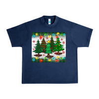 Navy christmas trees tumbler Urban Heavy Tee - BundleAndBundleShop