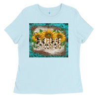 Baby Blue western mother's day mini tumbler Ladies Tee - BarkalooDesign