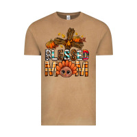 Vintage Camel Western Blessed Mom With Cross Vintage Tee - BundleAndBundleShop