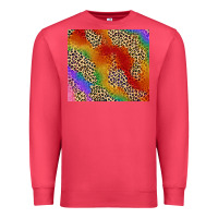 Cardinal Pride rainbow leopard design Premium Sweatshirt - FaDigitalArtStudio
