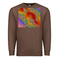 Chestnut Pride rainbow leopard design Premium Sweatshirt - FaDigitalArtStudio