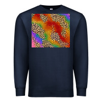 Pride Rainbow Leopard Design Premium Sweatshirt | Teevron