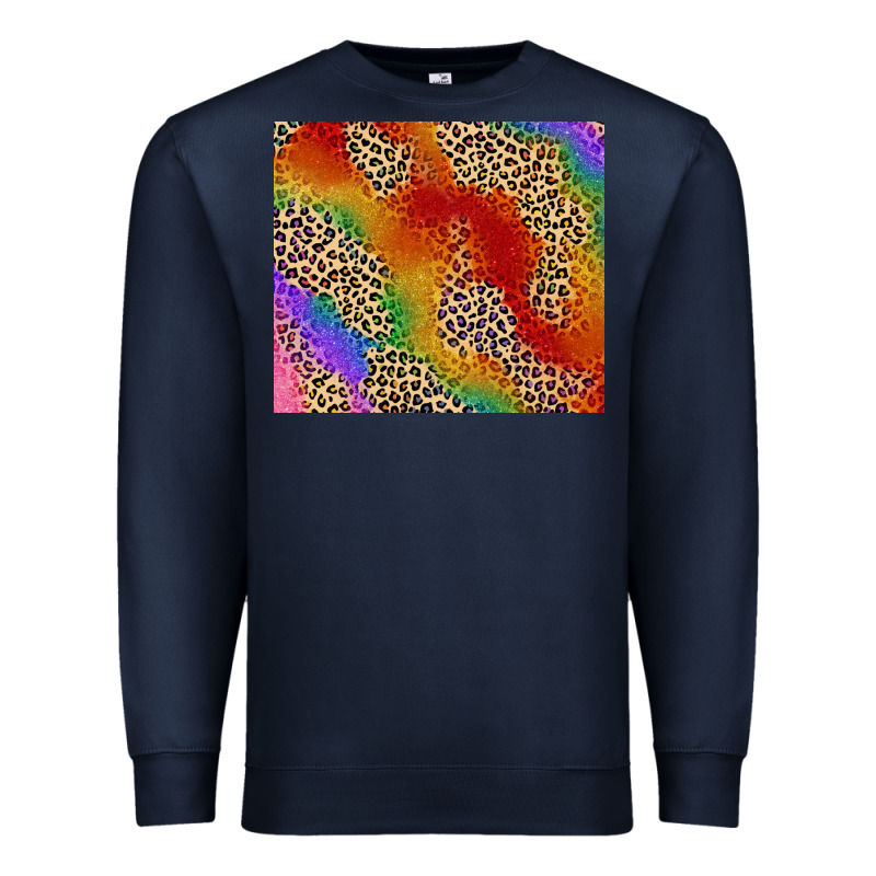 Pride Rainbow Leopard Design Premium Sweatshirt by FaDigitalArtStudio | Teevron