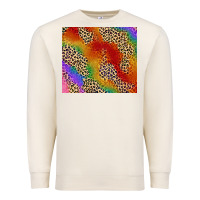 Sandshell Pride rainbow leopard design Premium Sweatshirt - FaDigitalArtStudio