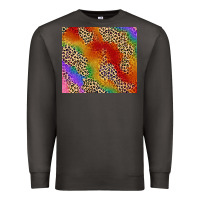Smoke Pride rainbow leopard design Premium Sweatshirt - FaDigitalArtStudio
