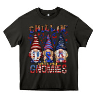 Asphalt Chilling with my gnomies with usa Heavy Core Tee - NancyCooperArtShop