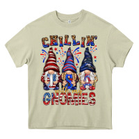 Mossy Chilling with my gnomies with usa Heavy Core Tee - NancyCooperArtShop