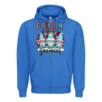 True Royal chillin with my gnomies Zipper Hoodie - CowGirlArtShop