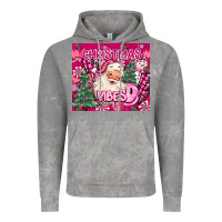 Cloud Rock pink christmas vibes Vintage Hoodie - MaliasSmallBusiness