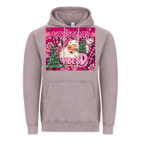 Vintage Zinc pink christmas vibes Vintage Hoodie - MaliasSmallBusiness