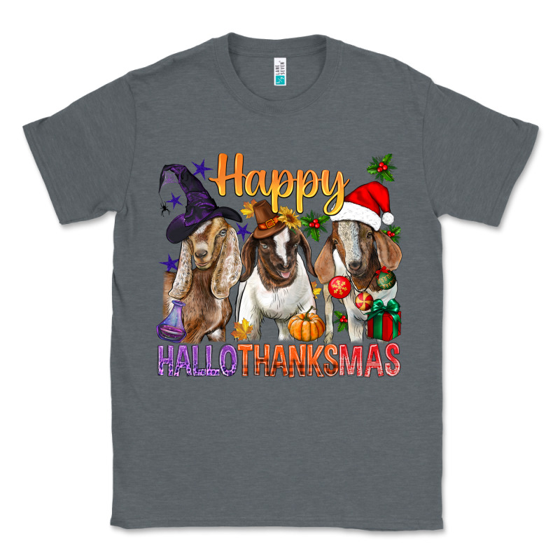 Happy Hallothanksmas Goats Classic Tee by BundleAndBundleShop | Teevron