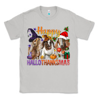 Moon Dust Happy Hallothanksmas Goats Classic Tee - BundleAndBundleShop