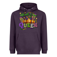 Plum mardi gras queen Heavyweight Hoodie - FaDigitalArtStudio