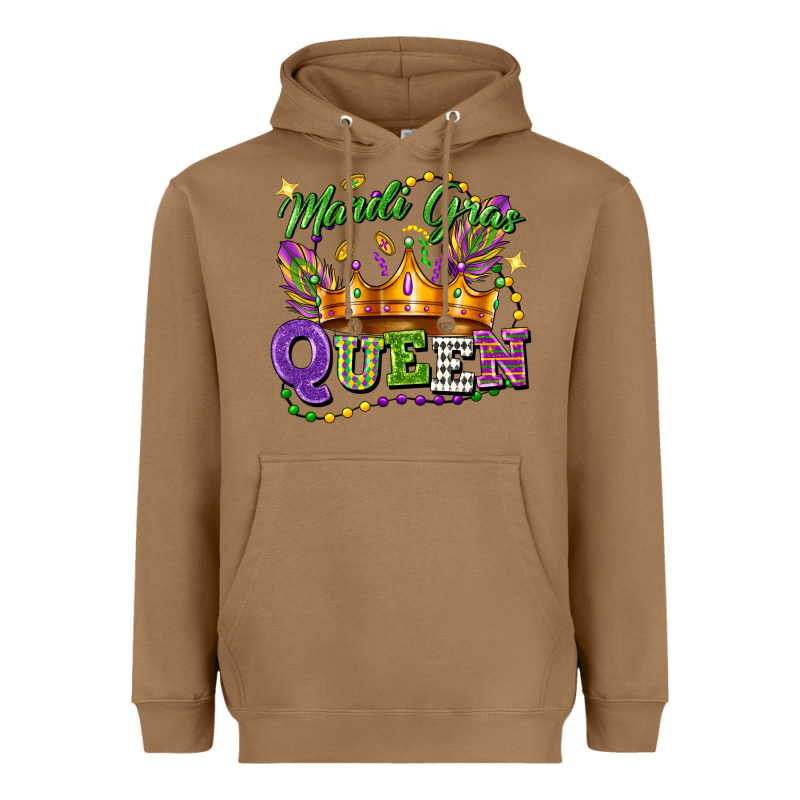 Mardi Gras Queen Heavyweight Hoodie by FaDigitalArtStudio | Teevron