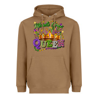 Toasted Coconut mardi gras queen Heavyweight Hoodie - FaDigitalArtStudio