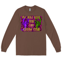 Chestnut mardi gras i'm just here for the craw fish with lobster Long Sleeve Tee - RanaPortraitStore