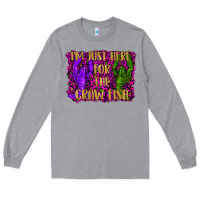 Heather Grey mardi gras i'm just here for the craw fish with lobster Long Sleeve Tee - RanaPortraitStore