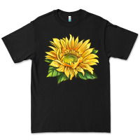 Black starburst greenburst sunflower Premium Tee - LillyAllenDesigns