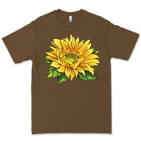 Cacao starburst greenburst sunflower Premium Tee - LillyAllenDesigns