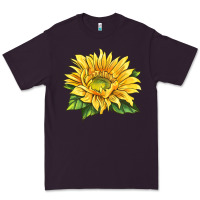 Plum starburst greenburst sunflower Premium Tee - LillyAllenDesigns