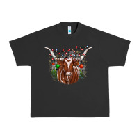 Pigment Black christmas  texas longhorn Urban Heavy Tee - JahusDesignShop