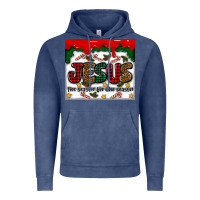 Vintage Denim jesus the reason for the season Vintage Hoodie - MaliasSmallBusiness