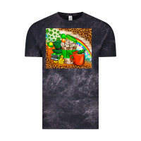 Cloud Black Coffee Cups St Patricks Day Tumbler Vintage Tee - BundleAndBundleShop