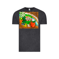 Vintage Black Coffee Cups St Patricks Day Tumbler Vintage Tee - BundleAndBundleShop
