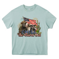 Arona chill the fourth out cows 4th july america Heavy Core Tee - NancyCooperArtShop