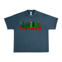 Midnight Navy christmas trees libbey glass Urban Heavy Tee - BundleAndBundleShop
