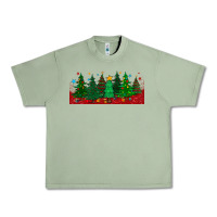 Oil Green christmas trees libbey glass Urban Heavy Tee - BundleAndBundleShop