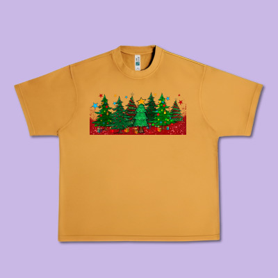 Christmas Trees Libbey Glass Urban Heavy Tee Designed By Bundleandbundleshop