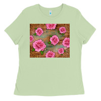 Matcha Western Pink Roses Ladies Tee - LillyAllenDesigns
