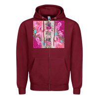 Burgundy warrior Zipper Hoodie - CowGirlArtShop