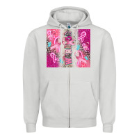 Dove Grey warrior Zipper Hoodie - CowGirlArtShop