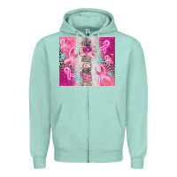 Seafoam warrior Zipper Hoodie - CowGirlArtShop